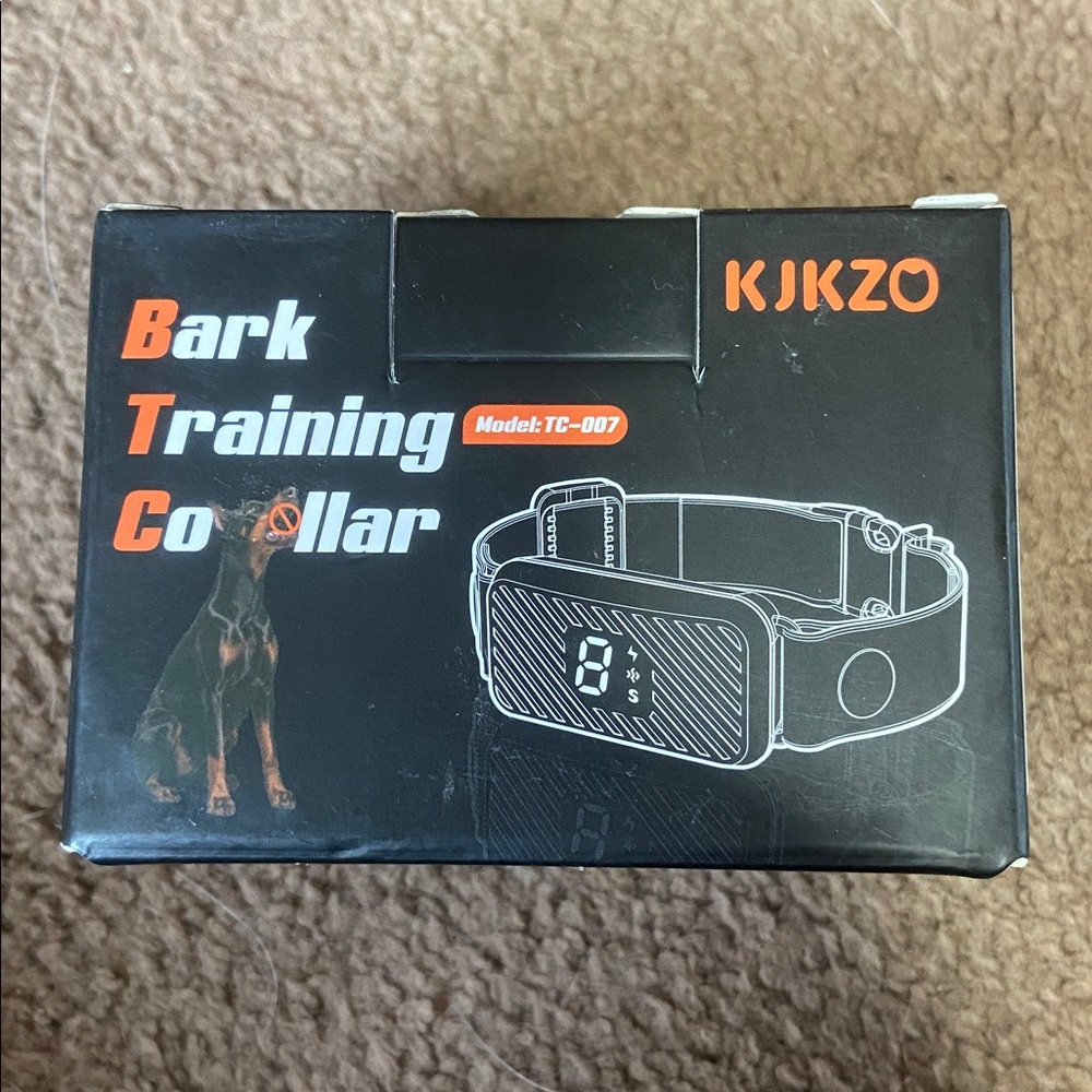 KJKZO Dog Bark Training Collar New Waterproof Rechargeable Vibration 7 Levels